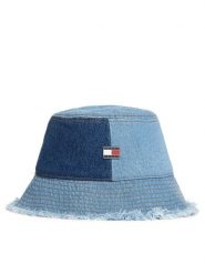 Tommy Jeans Kapelusz AW0AW18363 Niebieski. Niebieskie kapelusze Tommy Jeans, bez wzorów, z bawełny. Za 229.99 zł.