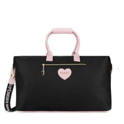 Torba weekendowa Juicy Couture. Czarne torby podróżne Juicy Couture, bez wzorów. Za 369.99 zł.