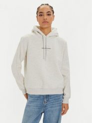 Calvin Klein Jeans Bluza Monologo J20J223536 Szary Regular Fit. Szare bluzy Calvin Klein Jeans, l, bez wzorów, z bawełny, bez kaptura. Za 239.99 zł.