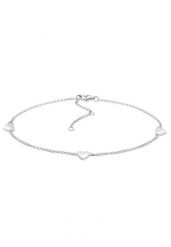 Nenalina Damska bransoletka na kostkę zawieszka serce w srebrze 925 Sterling Silver Bransoletki na nogę 1 ct Damski. Szare bransoletki Nenalina, srebrne. Za 203.99 zł.