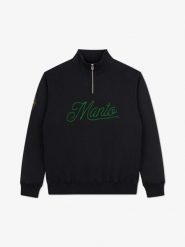 MANTO bluza ONE czarna. Czarne bluzy MANTO, m, bez wzorów, z bawełny, bez kaptura. Za 279.00 zł.