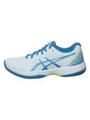 Asics Buty "Solution Swift FF Clay" w kolorze błękitnym do tenisa rozmiar: 37. Niebieskie obuwie sportowe Asics, bez zapięcia, tenisowe. Za 184.89 zł.