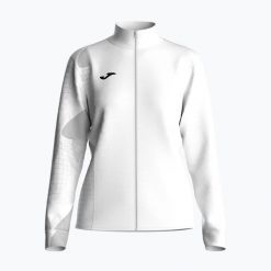 Bluza tenisowa damska Joma Challenge Full Zip W. Białe bluzy Joma, l, bez wzorów, z materiału, bez kaptura. Za 209.99 zł.