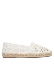 Weekend Max Mara Espadryle 2615521135670 Biały. Białe espadryle Weekend Max Mara, bez wzorów, ze skóry, bez obcasa, bez zapięcia. Za 769.99 zł.