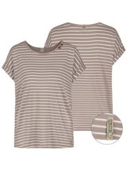 Sublevel Koszulka w kolorze szarobrązowo-białym rozmiar: M. Brązowe bluzki Sublevel, m, bez wzorów, bez kołnierzyka, bez ramiączek. Za 43.99 zł.