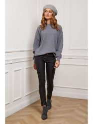 Joséfine Sweter "Burny" w kolorze szarym rozmiar: S. Szare swetry Joséfine, s, bez wzorów, z kaszmiru, bez ramiączek. Za 187.99 zł.