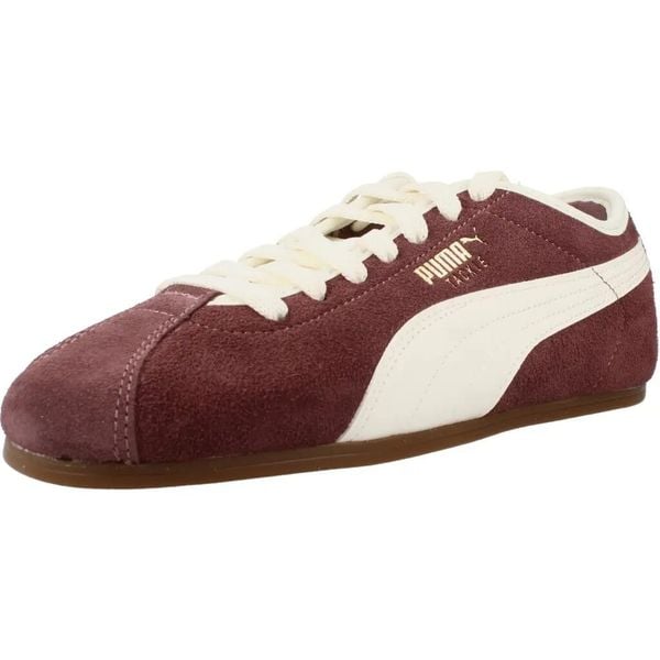 Buty PUMA YELLOW 40445619 Bordeaux. Czerwone trekkingi Puma, ze skóry, na fitness i siłownię. Za 284.99 zł.