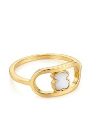 TOUS Pierścionek Camille 1004561814 Złoty. Żółte pierścionki Tous, metalowe. Za 369.99 zł.