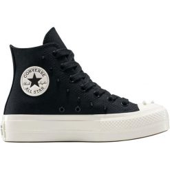 Buty sportowe damskie Converse Chuck Taylor All Star Lift. Czarne obuwie sportowe Converse, bez zapięcia, trekkingowe. Za 424.21 zł.