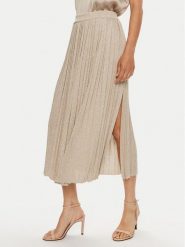 Marella Spódnica plisowana Beta2 2423306021 Beżowy Regular Fit. Brązowe spódnice Marella, xl, bez wzorów, z wiskozy, plisowane. Za 609.99 zł.
