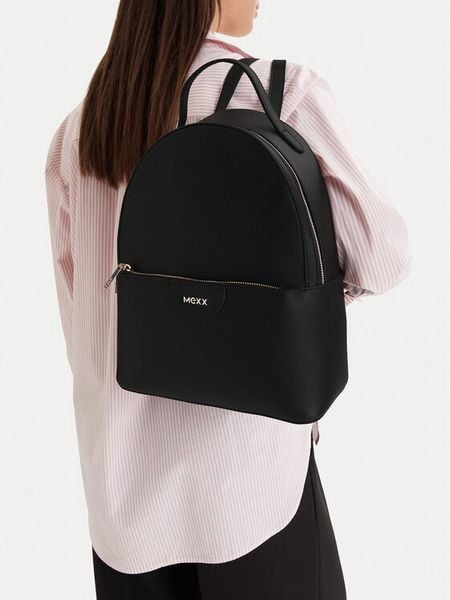 MEXX Plecak CEO-MEXX-B-006-09 Czarny. Czarne plecaki Mexx, bez wzorów, z materiału. Za 199.99 zł.