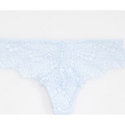 Koronkowe stringi - Niebieski. Stringi Reserved. Za 24.99 zł.
