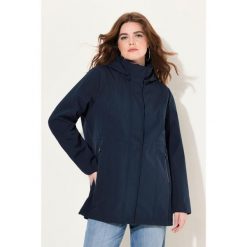 Damskie Kurtka softshell HYPRAR wodoodporna odpinany kaptur. Niebieskie kurtki sportowe Ulla Popken, plus size, bez wzorów, z elastanu, bez kaptura, trekkingowe. Za 584.99 zł.