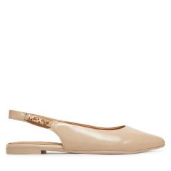 Baleriny MEXX. Brązowe baleriny Mexx, bez wzorów, bez obcasa. Za 229.99 zł.