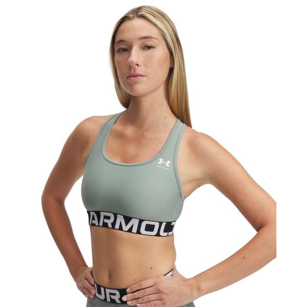 Biustonosz dla kobiet Under Armour HeatGear®. Białe bielizna sportowa Under Armour, xs, bez wzorów. Za 186.50 zł.