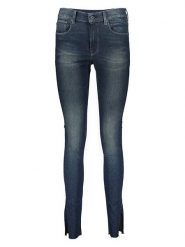 G-Star Dżinsy - Skinny fit - w kolorze niebieskim rozmiar: W27/L32. Niebieskie jeansy G-Star, l, bez wzorów, z podwyższonym stanem. Za 167.28 zł.