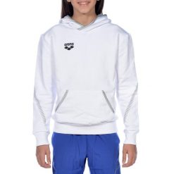 Bluza Arena Team Line Hoodie junior z kapturem. Białe bluzy Arena, l, bez wzorów, z kapturem. Za 108.77 zł.