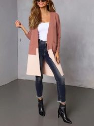 LA Angels Kardigan w kolorze jasnoróżowo-kremowym rozmiar: XL. Brązowe kardigany LA Angels, xl, bez wzorów. Za 144.24 zł.