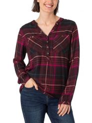 Timezone Bluzka w kolorze czerwonym rozmiar: M. Czerwone bluzki Timezone, m, bez wzorów, bez kołnierzyka, bez ramiączek. Za 91.95 zł.