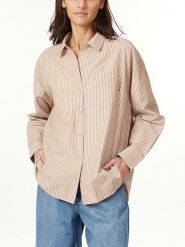 Scotch & Soda Koszula w kolorze jasnobrązowym rozmiar: M. Brązowe koszule Scotch & Soda, m, bez wzorów, bez kołnierzyka, bez ramiączek. Za 118.84 zł.
