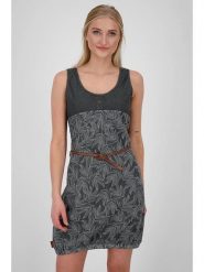 Alife and kickin Sukienka "Doja" w kolorze antracytowym rozmiar: XL. Czarne sukienki Alife and Kickin, xl, bez wzorów, ze skóry, bez kołnierzyka, bez ramiączek, mini. Za 82.99 zł.