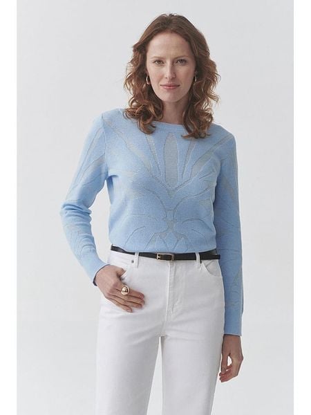 TATUUM Sweter w kolorze błękitnym rozmiar: L. Niebieskie swetry Tatuum, l, bez wzorów, bez ramiączek. Za 144.24 zł.