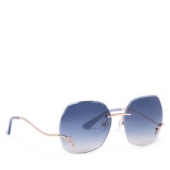 Okulary przeciwsłoneczne Guess. Żółte okulary przeciwsłoneczne Guess, z aplikacjami. Za 589.99 zł.