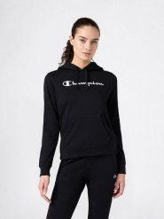 Champion Bluza w kolorze czarnym rozmiar: S. Czarne bluzy sportowe Champion, s, bez wzorów, z bawełny, z kapturem. Za 123.25 zł.
