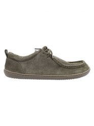 Groundies Skórzane buty barefoot "Cricket Plus+" w kolorze khaki rozmiar: 40. Brązowe półbuty sznurowane Groundies, bez wzorów, eleganckie, bez obcasa, bez zapięcia. Za 299.95 zł.