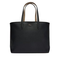 Torebka Lacoste. Szare shopper Lacoste, bez wzorów, bez dodatków. Za 599.99 zł.