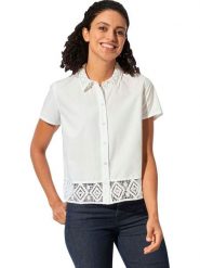 WITT WEIDEN Bluzka w kolorze białym rozmiar: 48. Białe bluzki WITT WEIDEN, bez wzorów, z bawełny, bez kołnierzyka, bez ramiączek. Za 82.99 zł.