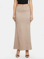 Guess Spódnica maxi W5RD51 WE0L0 Beżowy Regular Fit. Brązowe spódnice Guess, l, z aplikacjami, z syntetyku, maxi. Za 299.99 zł.
