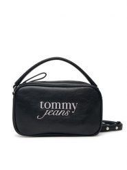 Tommy Jeans Torebka Tjw Bold Script Camera Bag AW0AW19053 Czarny. Czarne torebki klasyczne Tommy Jeans, bez wzorów, z jeansu, bez dodatków. Za 409.99 zł.