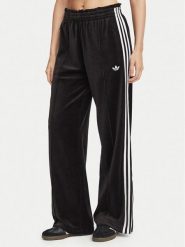 Adidas Spodnie dresowe Velour LG4295 Czarny Loose Fit. Czarne spodnie dresowe Adidas, m, bez wzorów, z bawełny. Za 269.99 zł.