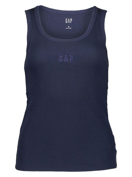 GAP Top w kolorze granatowym rozmiar: XL. Niebieskie topy GAP, xl, bez wzorów, bez kołnierzyka, bez ramiączek. Za 89.95 zł.