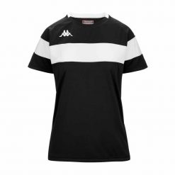 Damski jersey Kappa Dareta. Białe koszulki sportowe Kappa, bez wzorów, z jersey, bez ramiączek, na fitness i siłownię. W wyprzedaży za 65.20 zł.