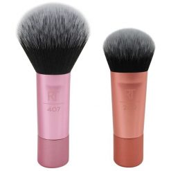 Real Techniques Mini Brush Duo Pędzle do pudru 1 ct 1 szt. Pędzle Real Techniques. Za 107.19 zł.