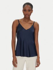 Rinascimento Top CFC0122601003 Granatowy Regular Fit. Niebieskie topy Rinascimento, xl, bez wzorów, z syntetyku, bez kołnierzyka, bez ramiączek. Za 139.99 zł.
