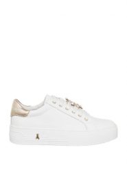 Patrizia Pepe Skórzane sneakersy w kolorze białym rozmiar: 35. Białe trampki Patrizia Pepe, bez wzorów, bez zapięcia. Za 465.55 zł.