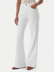 Tommy Hilfiger Jeansy WW0WW49655 Biały Flare Fit. Białe jeansy TOMMY HILFIGER, bez wzorów. Za 409.99 zł.