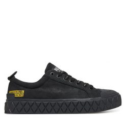Trampki Palladium. Czarne trampki Palladium, bez wzorów, bez zapięcia. Za 249.99 zł.