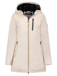 Geographical Norway Parka "Cassim" w kolorze kremowym rozmiar: XXL. Brązowe parki Geographical Norway, xxl, bez kaptura. Za 202.50 zł.