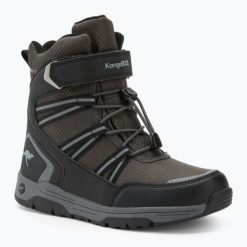Śniegowce juniorskie KangaROOS K-MJ Eldora EV RTX. Czarne trapery i śniegowce KangaROOS. Za 239.99 zł.