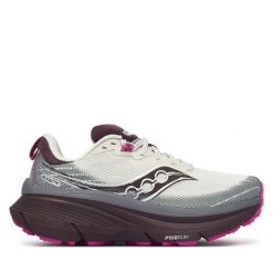 Buty do biegania Saucony. Szare obuwie sportowe Saucony, bez zapięcia, do biegania. Za 699.99 zł.