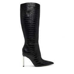 Kozaki Guess. Czarne kozaki Guess, bez obcasa, na szpilce, bez zapięcia. Za 1,139.00 zł.