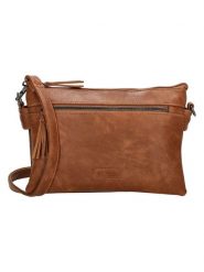 Beagles Torebka w kolorze jasnobrązowym - 24 x 16 x 3 cm rozmiar: onesize. Brązowe torby na ramię Beagles, bez wzorów, z materiału, na ramię, bez dodatków. Za 95.99 zł.