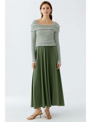 Oui Spódnica w kolorze khaki rozmiar: 44. Brązowe spódnice Oui, na co dzień, bez wzorów, maxi, proste. Za 165.99 zł.