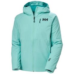 Damska kurtka turystyczna Helly Hansen Odin 2.0. Niebieskie kurtki narciarskie Helly Hansen, xl, z aplikacjami, z elastanu, z kapturem, narciarskie, primaloft. Za 949.50 zł.