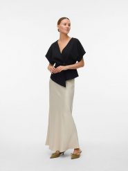 Vero Moda Spódnica w kolorze kremowym rozmiar: L. Brązowe spódnice Vero Moda, l, bez wzorów, maxi, rozkloszowane. Za 87.95 zł.