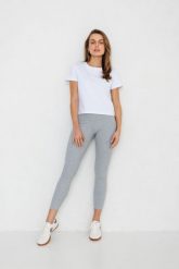 LEGINSY SUZANE JASNO SZARE L - Flawless. Szare spodnie dresowe Flawless, l, bez wzorów, z bawełny. Za 179.00 zł.
